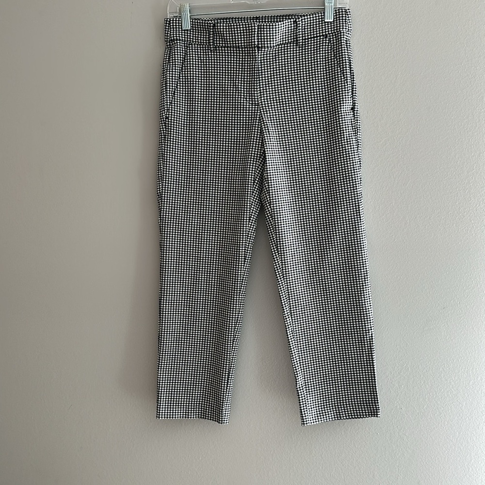 NWT LOFT Monochrome Checkered Dress Pants